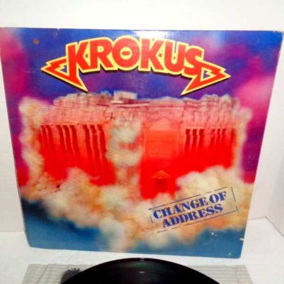 Krokus, Change Of address, Vinyl LP. 1986 VG+ Condition - Picture 1 of 3
